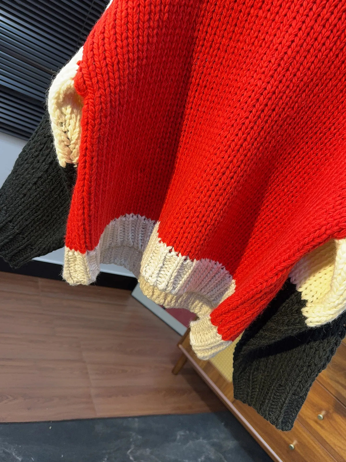 The Ember Colorblock Hand-Knit Sweater