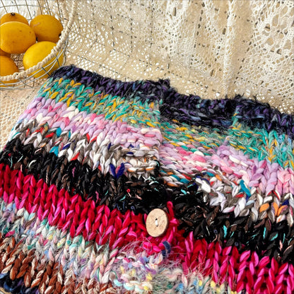 The Wildflower Hand-Knit Chunky Cardigan