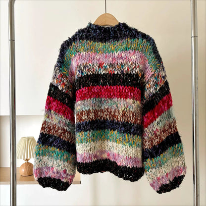 The Wildflower Hand-Knit Chunky Cardigan